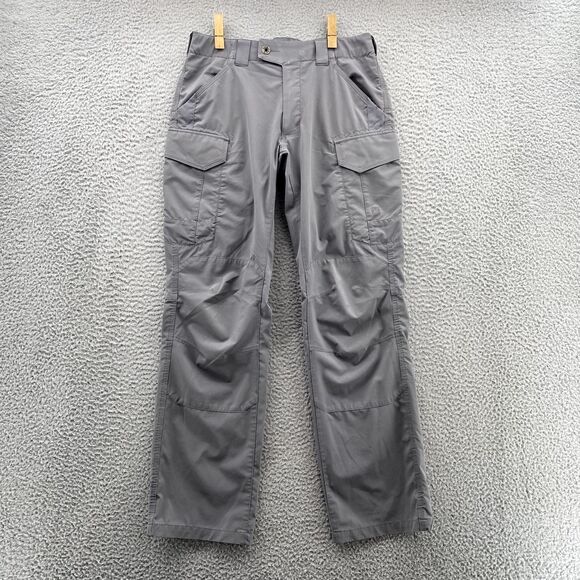 511 Tactical Pants TAG 30x32 ACTUAL 30 x 31 Gray Cargo Double Knee Utility Men's - Picture 2 of 12
